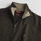 Maglia Mezza Zip in Misto Lana