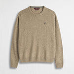 Maglione Girocollo in Misto Lana - Sand