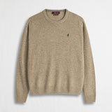 Maglione Girocollo in Misto Lana - Sand