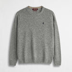 Maglione Girocollo in Misto Lana - Mid Grey