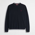 Maglione Girocollo in Misto Lana - Blue Navy