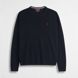 Maglione Girocollo in Misto Lana - Blue Navy