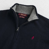 Half Zip Sweater in Wool Blend