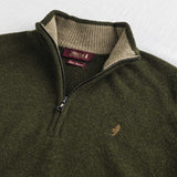 Half Zip Sweater in Wool Blend