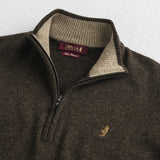 Half Zip Sweater in Wool Blend