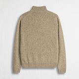 Full Zip Sweater in Wool Blend
