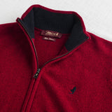 Full Zip Sweater in Wool Blend