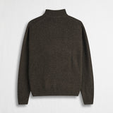 Full Zip Sweater in Wool Blend