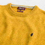 Mouliné Crew Neck Sweater in Wool Blend
