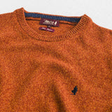 Mouliné Crew Neck Sweater in Wool Blend