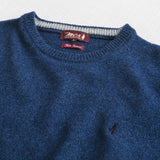 Mouliné Crew Neck Sweater in Wool Blend