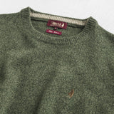 Mouliné Crew Neck Sweater in Wool Blend