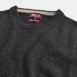 Mouliné Crew Neck Sweater in Wool Blend