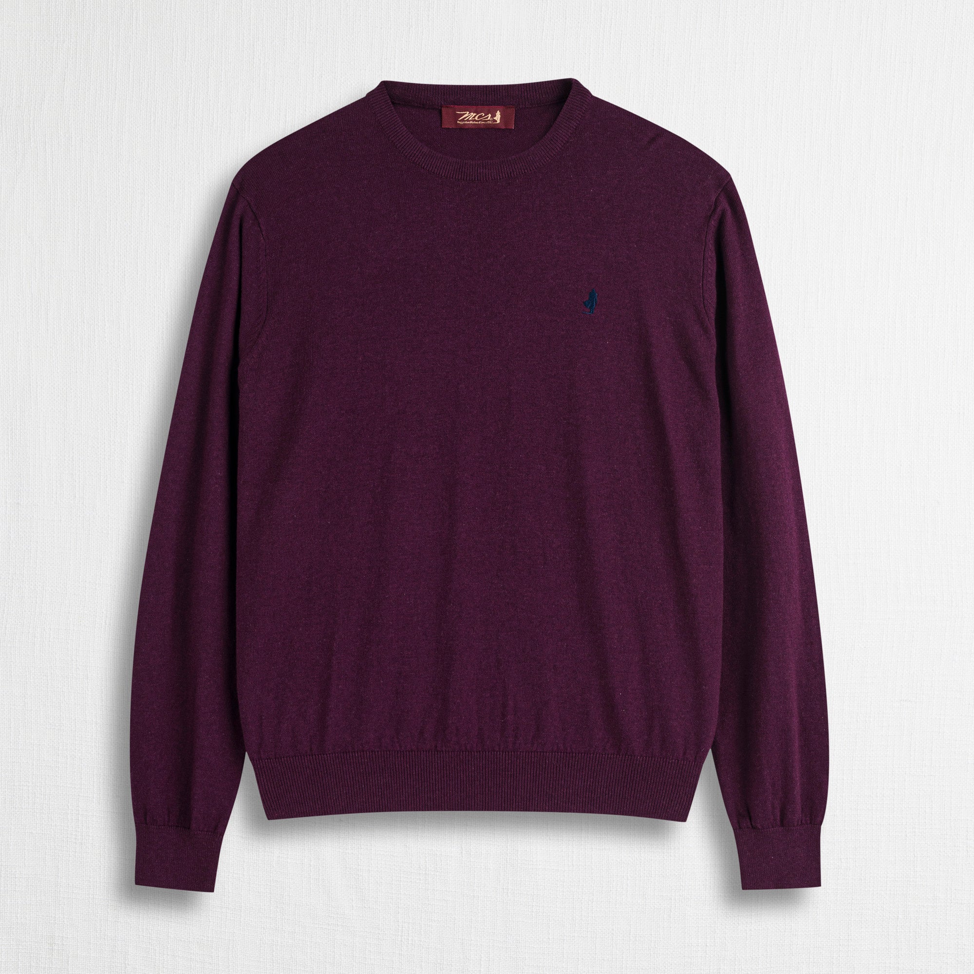 Maglia Girocollo in Cotone e Lana - Fig