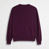 Cotton and Wool Crew Neck Sweater