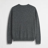 Cable Knit Crew Neck Sweater in Wool Blend