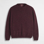 Maglione Girocollo Bottonato in Misto Lana - Fig