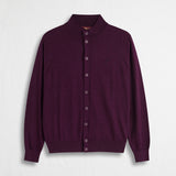 Cardigan in Cotone Lana con Bottoni - Fig