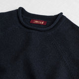 Raglan Crew Neck Sweater in Wool Blend
