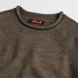 Raglan Crew Neck Sweater in Wool Blend