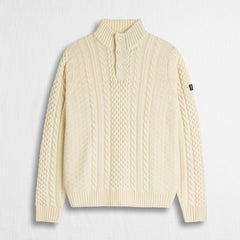 Maglione Camionnaire a Trecce in Misto Lana - Moon