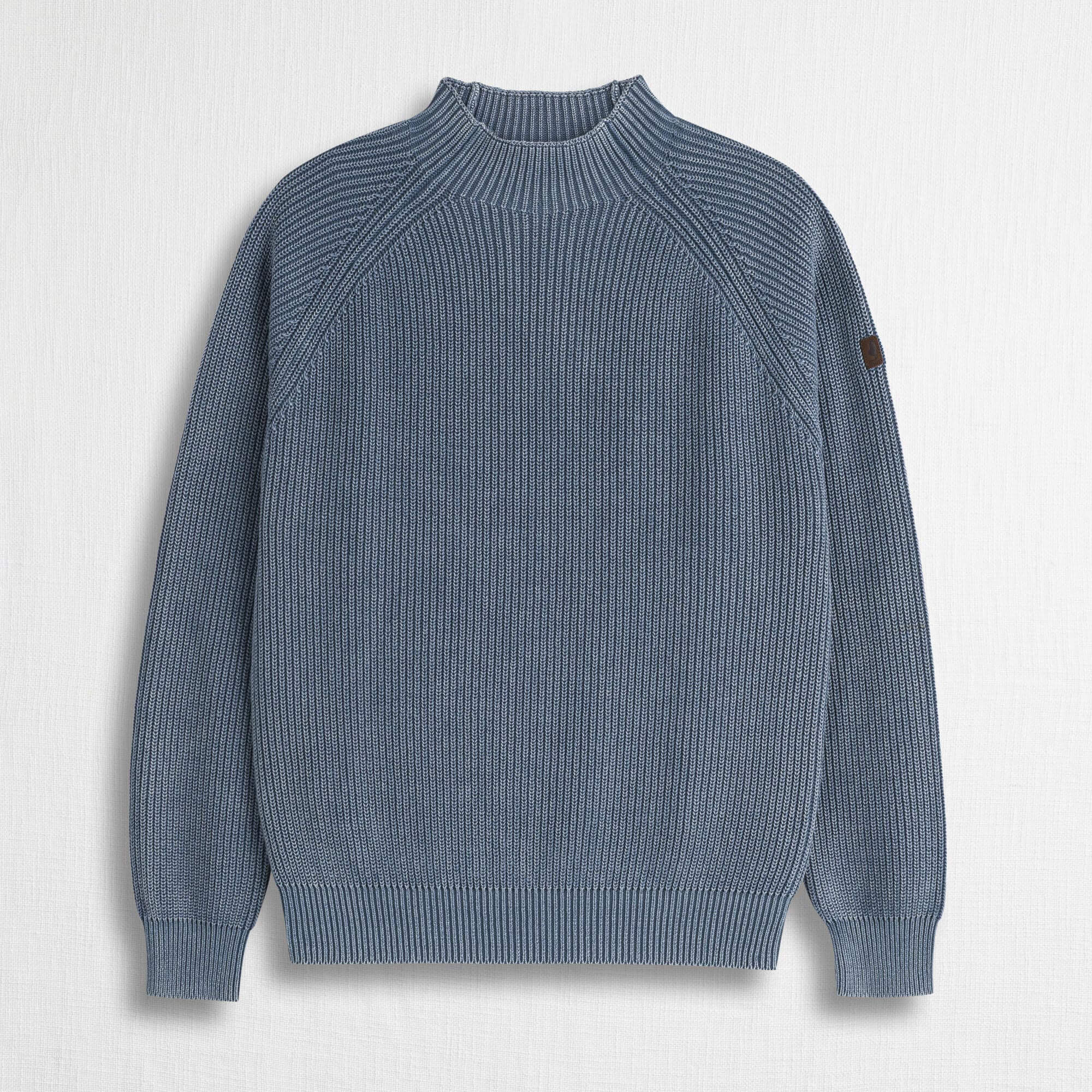 Maglia Raglan a Costa Inglese 100% Cotone - Indigo Dust