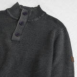 Ribbed Raglan Truck Driver Sweater