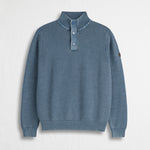 Maglione Raglan Camionnaire a Costine - Indigo Dust