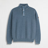 Maglione Raglan Camionnaire a Costine - Indigo Dust