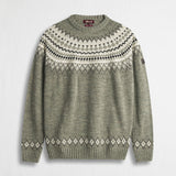 Maglione Girocollo a Trecce Bottonato - Indigo Dust