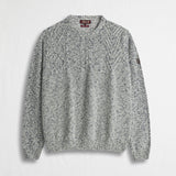 Maglione Girocollo con Decorazione Jacquard - Mid Grey