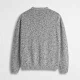Maglione Girocollo con Decorazione Jacquard