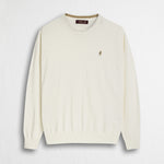 Maglia 100% cotone girocollo - Gardenia