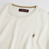 Maglia 100% cotone girocollo - Gardenia