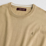 100% Cotton Crew Neck Shirt - Khaki