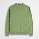 Maglia 100% cotone girocollo - Light Green