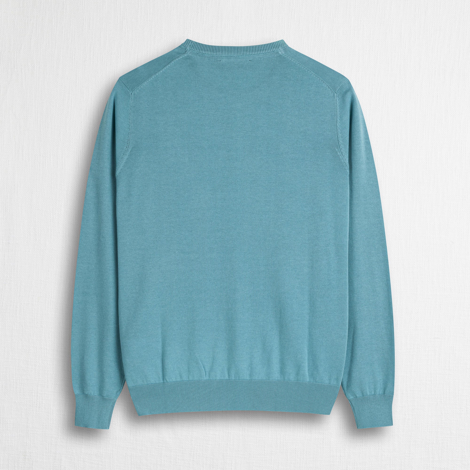 100% Cotton Crew Neck Shirt - Sky Blue