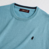 100% Cotton Crew Neck Shirt - Sky Blue