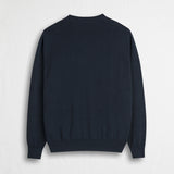 100% Cotton Crew Neck Shirt - Navy Blue