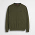 Maglia 100% cotone girocollo - Dark Olive