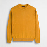 Maglia 100% cotone girocollo acid wash - Gold Yellow