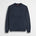 Maglia 100% cotone girocollo acid wash - Navy Blue