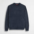 Maglia 100% cotone girocollo acid wash - Navy Blue