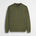 Maglia 100% cotone girocollo acid wash - Dark Olive