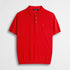 Polo 100% cotone in maglia - Spice Orange