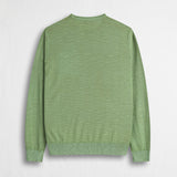 100% Cotton Slub Acid Wash Shirt - Light Green