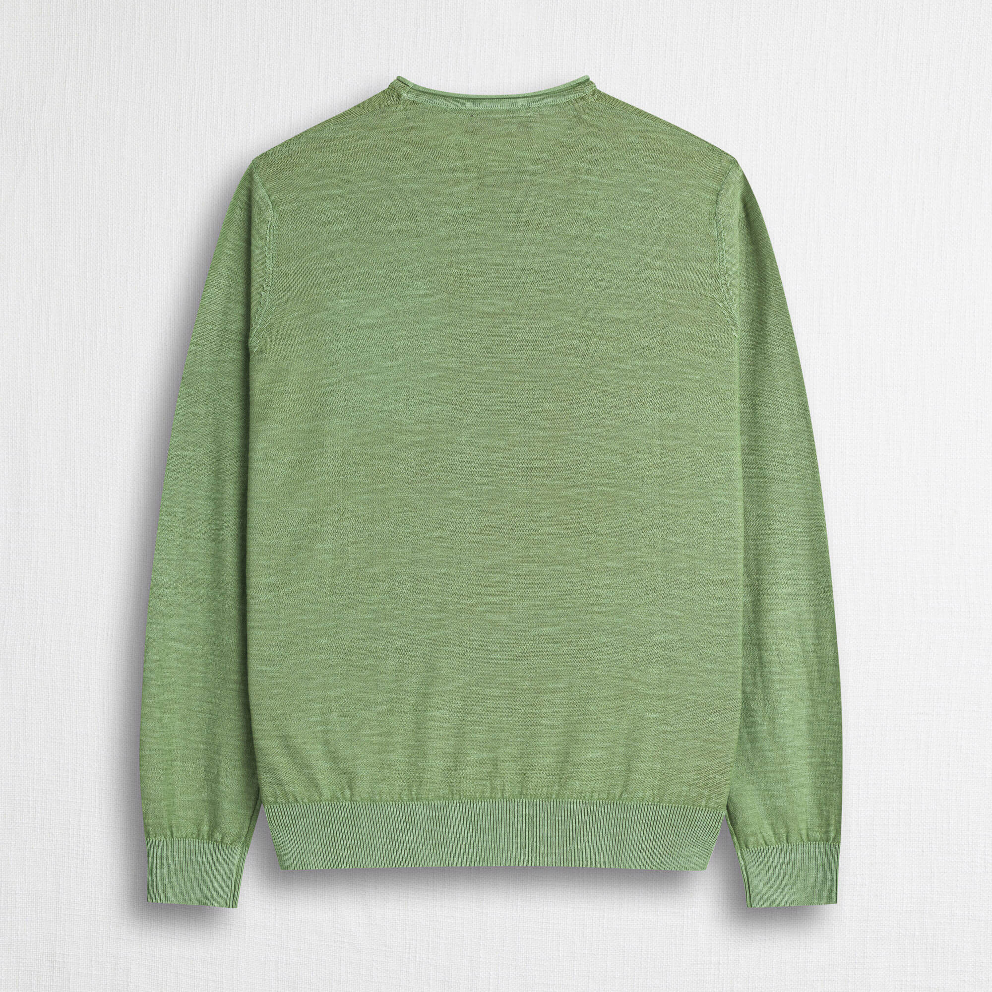 100% Cotton Slub Acid Wash Shirt - Light Green