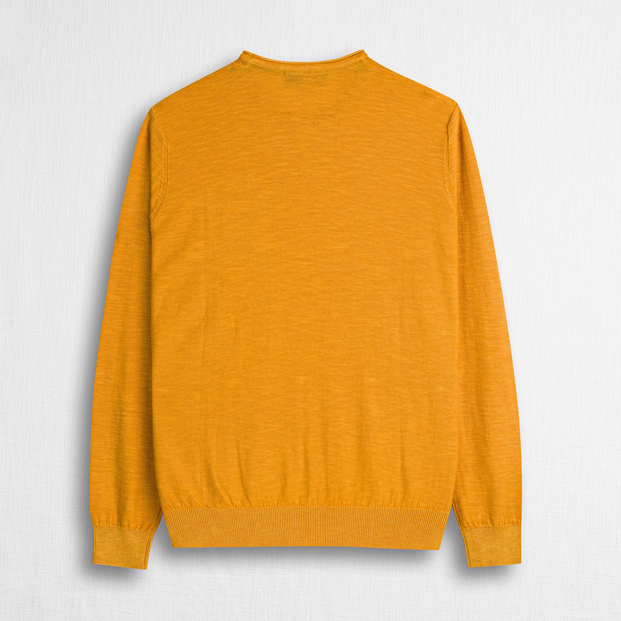 100% Cotton Slub Acid Wash Shirt - Gold Yellow