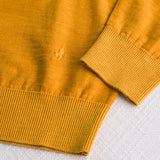 100% Cotton Slub Acid Wash Shirt - Gold Yellow