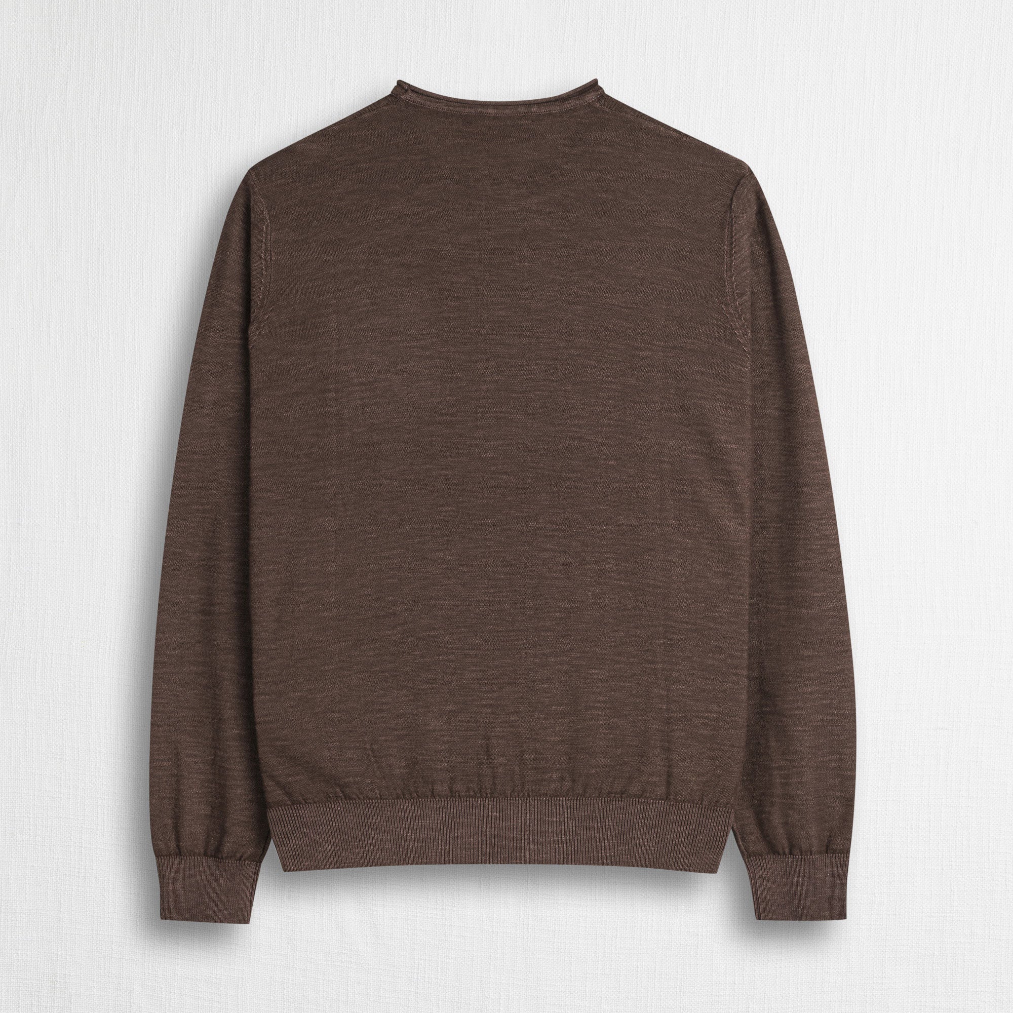 100% Cotton Slub Acid Wash Shirt - Chocolate